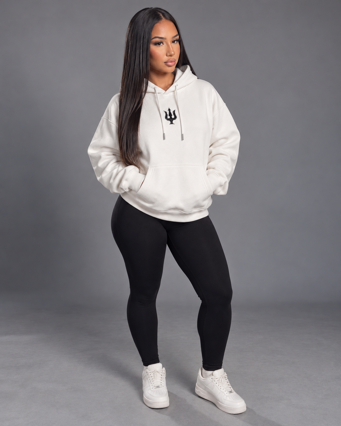 PULL MAUVAISE BLANC