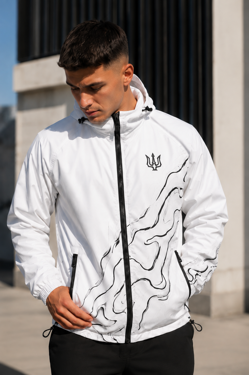 VESTE LA LEAGUE BLANCHE